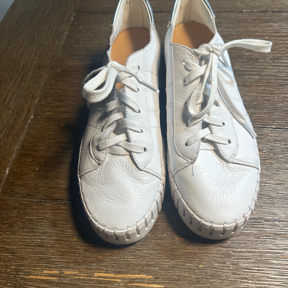 Like new! Silent D soft leather Burrell Lug sneakers size 38 7 7.5 - Picture 5 of 13